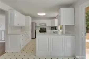 Kitchen with great counter space