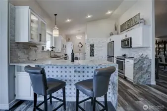 Room at the Counter for a casual meal