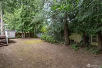 Lots of room to bring your outdoor ideas.