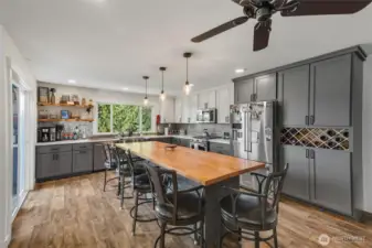 newly remodeled kitchen