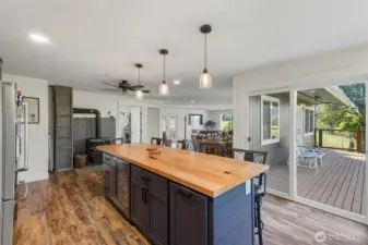 large open kitchen