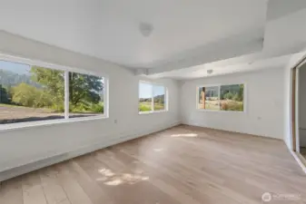 finished basement space