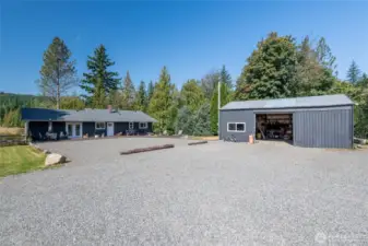 large parking area for rvs or toys