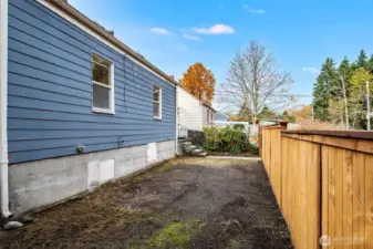 Backyard of the main house.
