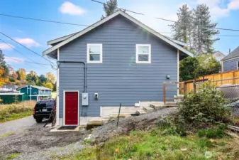 ADU and the garage entry