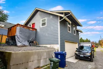 Ally view of the ADU