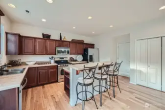 Loaded w/counter & cabinetry space, plus large pantry.