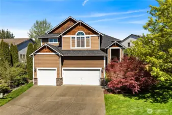 This home feels substantial, with an amazing 3 car garage that is enormous and tall. SO much incredible storage!