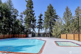 Spa and pool for your enjoyment!