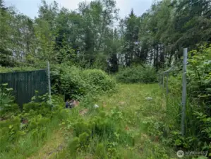 Fenced storage area