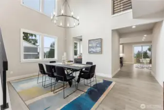 Dining Room opens up to 2nd story!Photos are for representational purposes only.  Colors and options may vary.