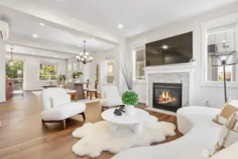 Open floor plan on main level with brand new LVP flooring.
