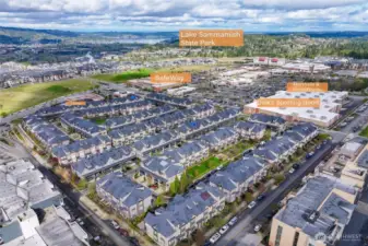 Convenient Issaquah Highlands location.