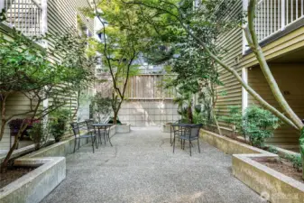 Quiet community with tranquil coutyard.