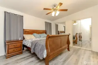 Primary bedroom will accommodate a king size bed