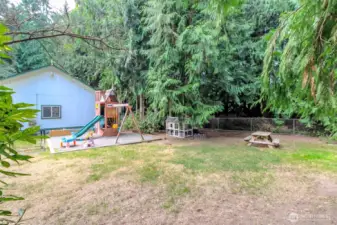Just part of the huge private yard
