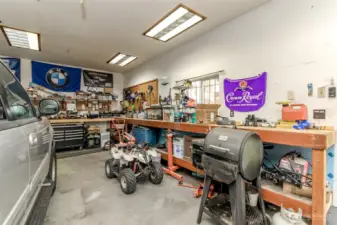 Tons of work bench space