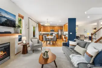 View from the den, awesome floor plan!