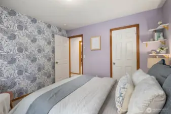 Bedroom #3 has walk in closet