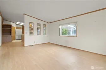 Family room off the dining room.