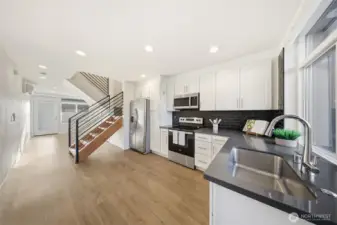 Kitchen to living room