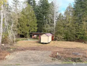 Established driveway into property.