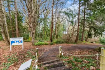 Private beach access to coveted Henderson Bay