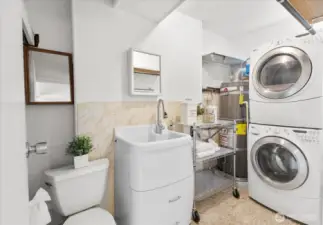 Utility Room + half bath