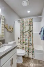 Nice sized full guest bathroom