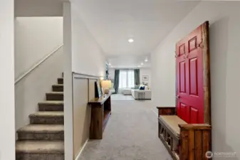 Stepping upstairs...