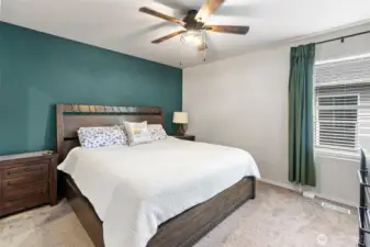 Primary bedroom big enough for a king size bed