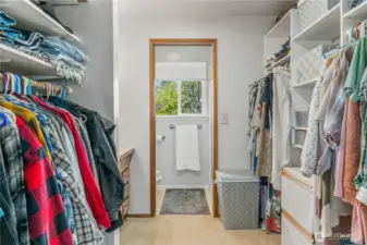 Plenty of closet space