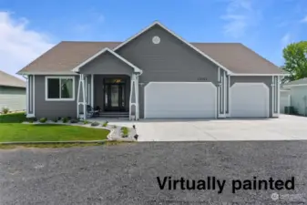 Virtually painted to show color options! Buyers, choose your own colors!