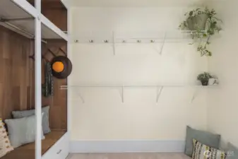 Huge walk-in closet, flex space, office. Large enough for a twin bed