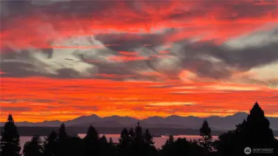 Sunset photo provided by seller