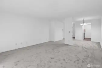 Dinning room & large living area