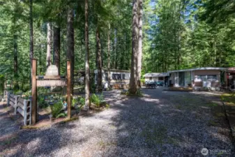 Big, open yard.