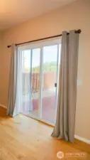 French Door to backyard