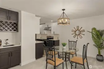 Updated wet bar