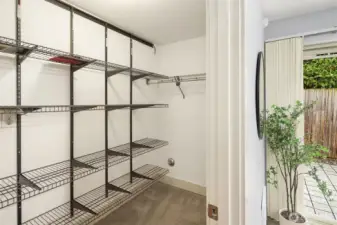 closet on mainfloor.