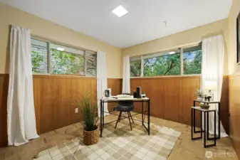 Second bedroom on the main floor is a good size.