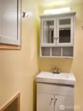 Lower level 3/4 bathroom is so useful.