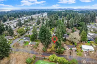 This home is so close to I5 and the new light rail stations at NE 145th and NE 130th.