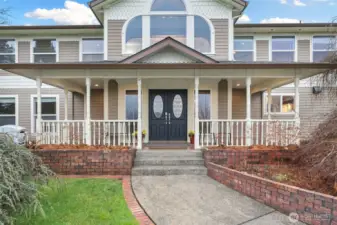 Covered front porch