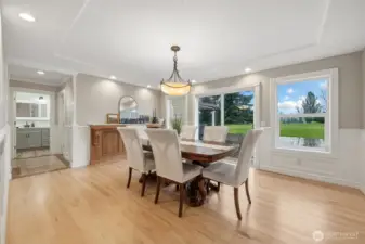 Formal Dining opens to courtyard -hot tub/sauna