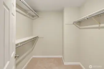 Great size walk-in closet perfect for your daily needs!