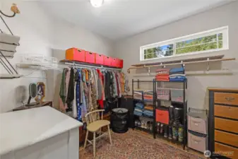 Huge walk-in closet