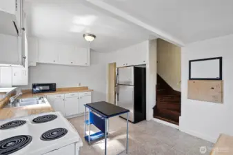 main floor kitchen