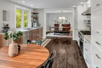 Kitchen table view