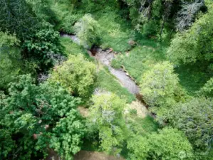 Aerial View of Creek